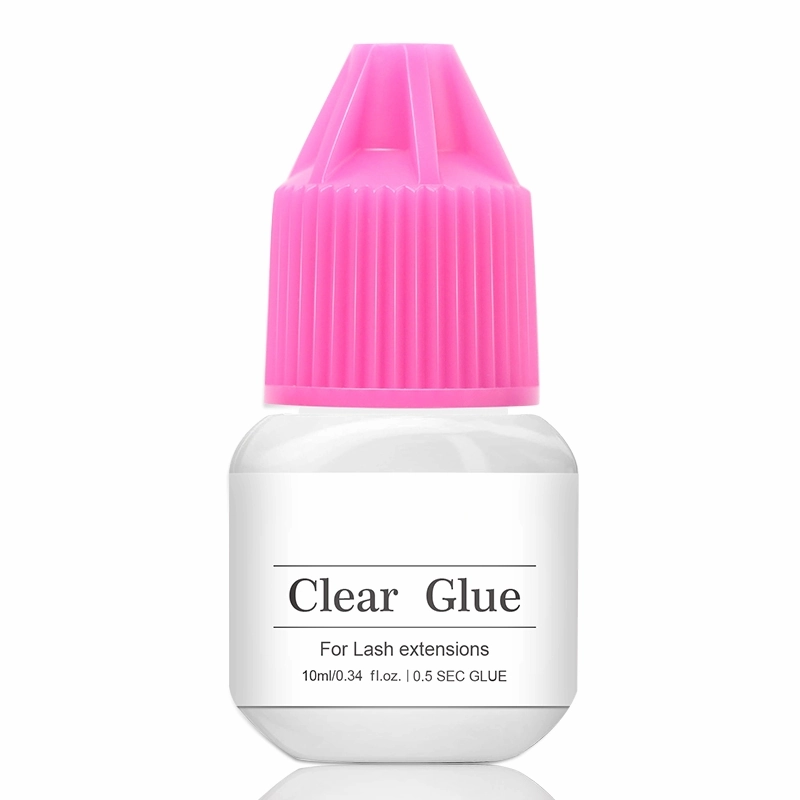 0.5S Fast Drying Eyelash Extension Glue Clear Color 10ml Volume for Color Lashes